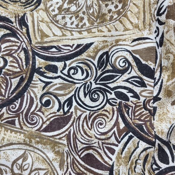 Vintage LE SUIT Black and Tan Lightweight Summer Skirt Suit Women's Size 8 - Picture 5 of 8